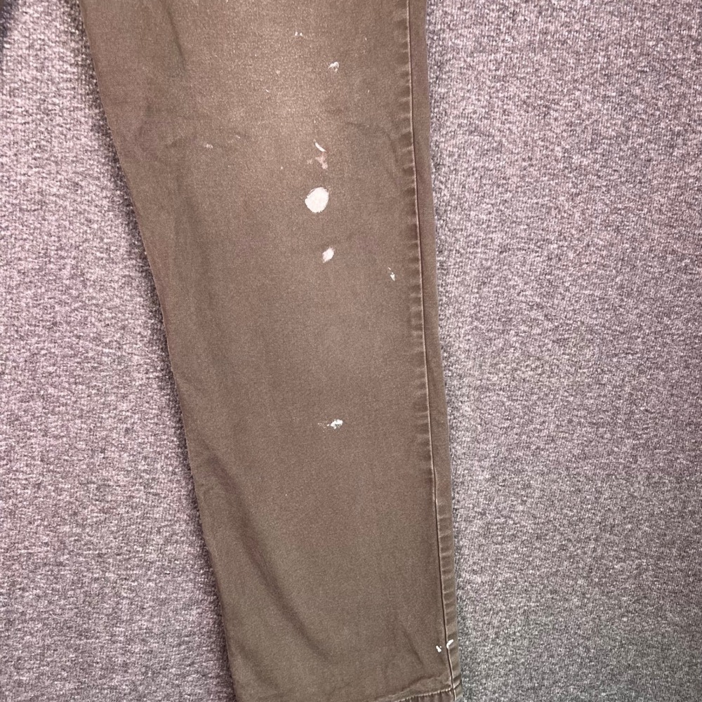 Carhartt Pants Mens 35x34 Brown Rugged Flex Relaxed Workwear Canvas Utility Work - Picture 12 of 16